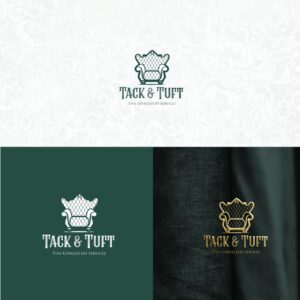 logo -tack & tuft design by studio1hub